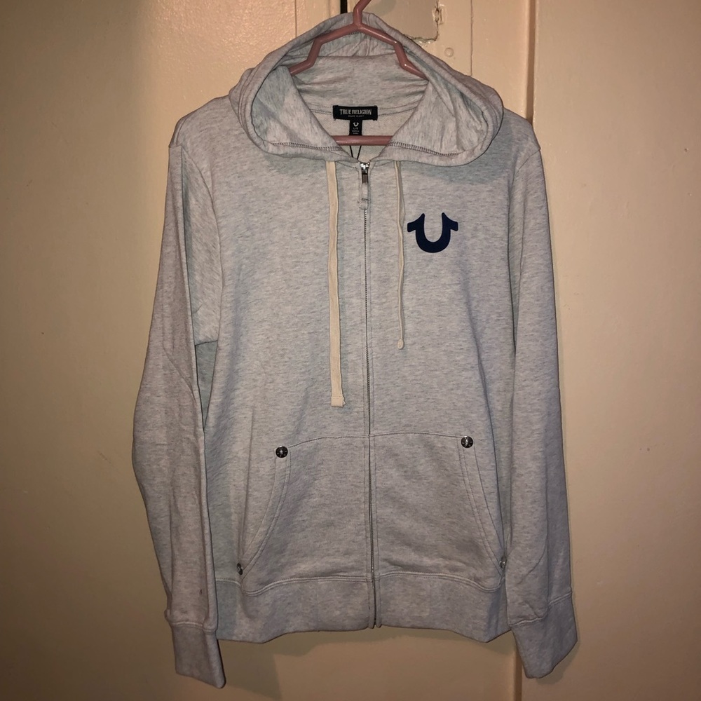 True Religion Zip up Hoodie (MEN Size Large) NWT